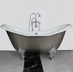 Magliezza Чугунная ванна Julietta 183x78 (ножки хром) – фотография-6